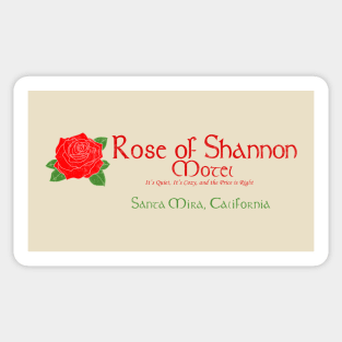 Rose of Shannon Motel Aged Logo Sticker